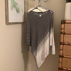 White House Black Market Poncho Sweater